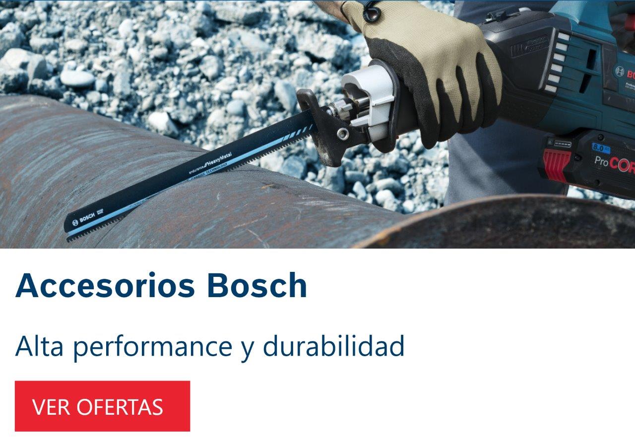 accesorios Bosch. Alta performance y durabilidad
